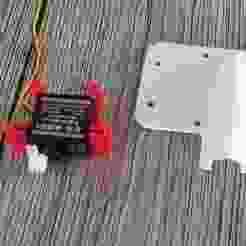 Holder and cover servo Emax ES 9051 for Soarkraft airplane