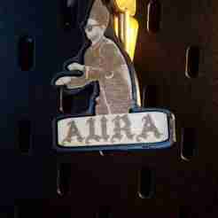 Indonesian Aura Farming Boat Kid Keyring Model