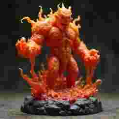 Inferno Brute: 28-32mm FDM/Resin Printable Monster
