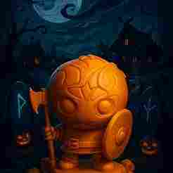 Jack Strange CutiKing – Chibi Viking Figurine