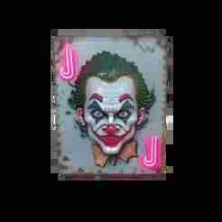 Joker 3D Card - Joker Deck Sculpture