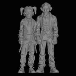 Joker and Harley Quinn characters