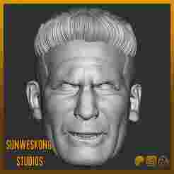 Jon Bernthal Frank Castle The Punisher Angry Headsculpt