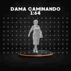 Lady Walking 1:64