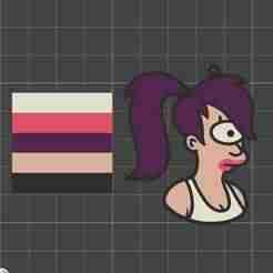 Leela Futurama keychain / Leela Futurama keychain