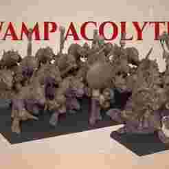 (LIMITED) Swamp Acolytes Bundle – Full Cult Set (32mm STL)