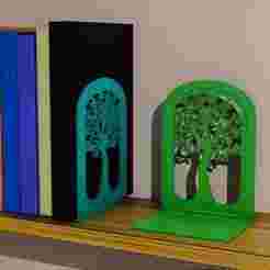 Lucky tree bookends