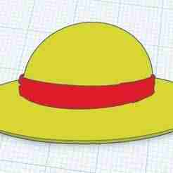 Luffy Hat Keychain - One Piece (two colors)