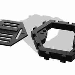 Magnetic Hexagonal Modular Magnetic Medallion Rack