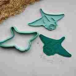 Manta Ray Cookie Cutter