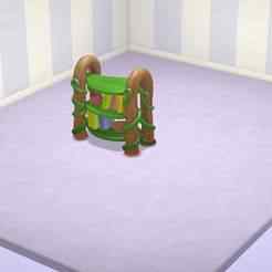 Meadow Leaf Shelf Dollhouse Furniture - Hello Kitty Island Adventures 1:16