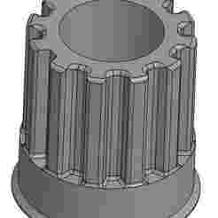 Meat grinder coupling diameter 20mm square 8mm