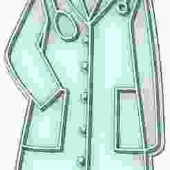 Medical gown 80mm cookie cutter