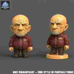 Mike Ehrmantraut – Chibi Style 3D Printable Figure