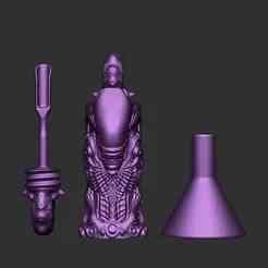 MINI SNIFFER CANISTER INHALER RESERVOIR - ALIEN - H.R. GIGER
