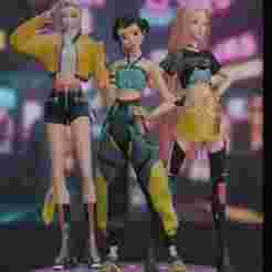 Mira, Zoey & Rumi - K-Pop Demon Hunters Trio Bundle : 3D Printable STL Set : Anime Girl Squad