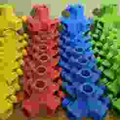 Montessori didactic corner/cube holder