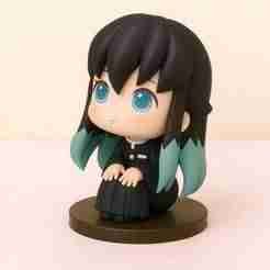🌫️ Muichiro Tokito Chibi - Kawaii Figure from Kimetsu no Yaiba