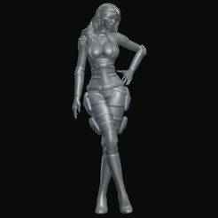 Naked Nude, NSFW Black Cat Spider-Man Action Figure for 3d printing Felicia Hardy
