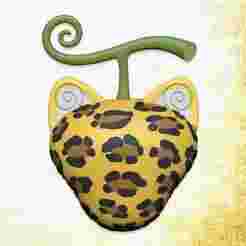 Neko Neko no Mi or Cat Cat Fruit, One Piece Rob Lucci fruit .stl files, ready for 3d print