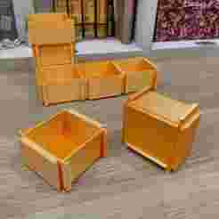 Nestable and stackable storage box