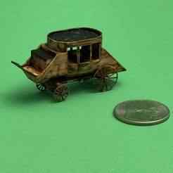 OLD WEST STAGECOACH 1:87 HO SCALE