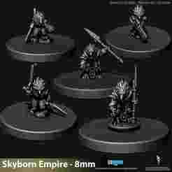 Oracles and Warlords - Skyborn Empire - 8mm
