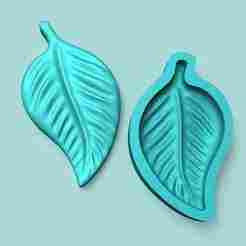 Pepper Leaf - Ficus Silicone Mold Maker - Template