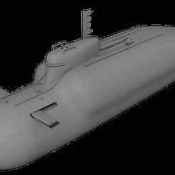 Piranha (Project 865) - 1/72, 1/100, 1/144,1/200 Scale Printable 3D STL Miniature