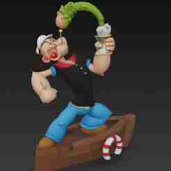 Popeye the sailor figure