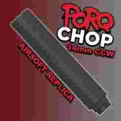 PORQ CHOP SILENCER 14mm CCW (Airsoft Replica)