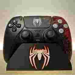 PS5 Controller Spiderman (Easy Print)