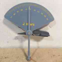 RC airplane angle meter servos