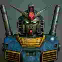 Realistic Robot Gundam Bust - Mobile Suit Gundam