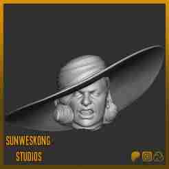 Residual Evil 8 Village Lady Alcina Dimitrescu Damaged Headsculpt