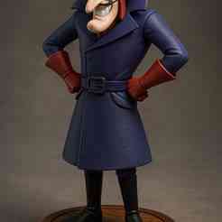 Retro figure Dick Dastardly (Pierre Nodoyuna) - Muttley's companion