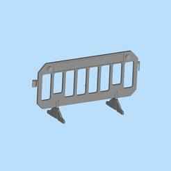 Road enclosures, modular safety barriers, plastic barriers, miniature scene models