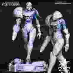 Samus Aran Metroid Miniature Figure (NSFW)