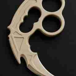 Scorpion Knuckle Karambit Self Defence Tool