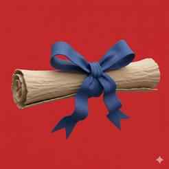 Scroll tied with ribbon - Halloween, spooky, scary, horror, creepy, haunted, October 31, trick or treat, pumpkin, jack o’ lantern, jackolantern, ghost, skeleton, skull, zombie, witch, vampire, monster, mummy, Frankenstein, Grim Reaper, scarecrow, pumpkin