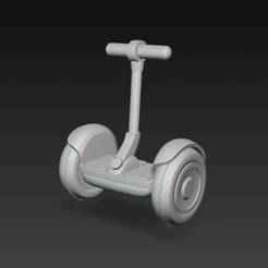 Segway Personal Transport 3D Model - Futuristic Personal Transport for 3D Printing