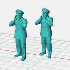 Shouty Navy Officers