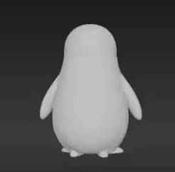 Simple Standing Arctic Bird Print | Adorable Minimalist Tabletop Decoration