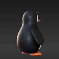 Simple Standing Penguin Model | Adorable Wildlife Inspired 3D Printable