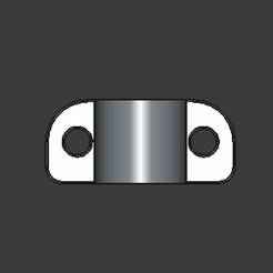 Simson handlebar clamp lower part