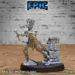 Slave Halfling Break ‧ DnD Miniature ‧ Tabletop Miniatures ‧ Gaming Monster ‧ 3D Model ‧ RPG ‧ DnDminis ‧ STL FILE