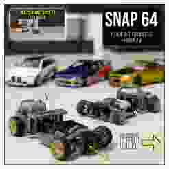 SNAP64 V3.0 - 1/64 RC Drift & Grip Chassis (Hot Wheels)