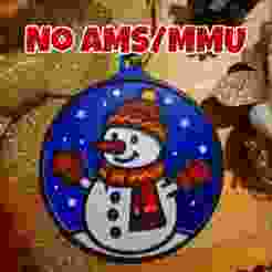 Snowman christmas tree toy