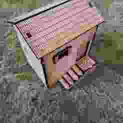 Spanish house with stairs