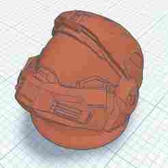 Spartan-style Halo helmet bottle topper for Army Painter bottles